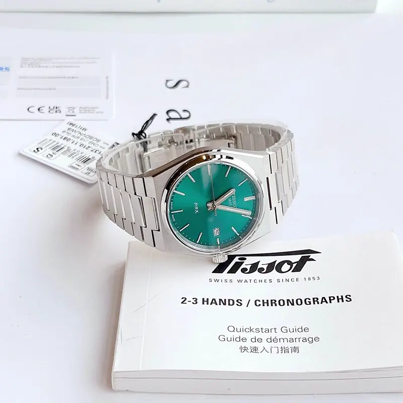 Tissot PRX Swiss Quartz 35mm Green Dial Unisex Watch- T137.210.11.081.00